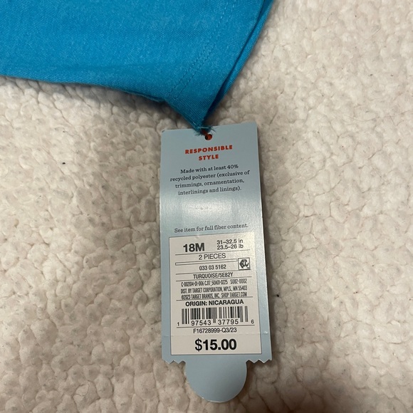 Cat & Jack boys 2 piece Happy Hanukkah set size 18 months - Picture 2 of 4